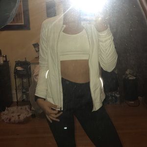 Lululemon White Windbreaker Jacket